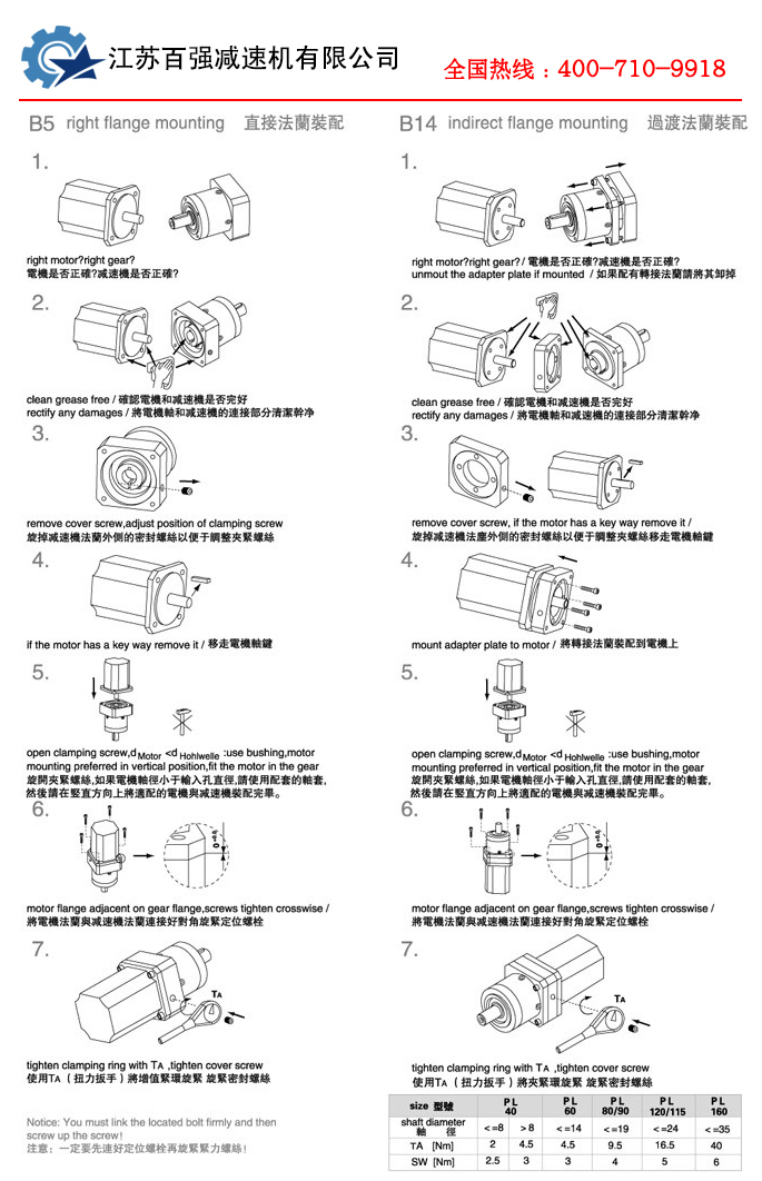 PL系列精密行星减速机